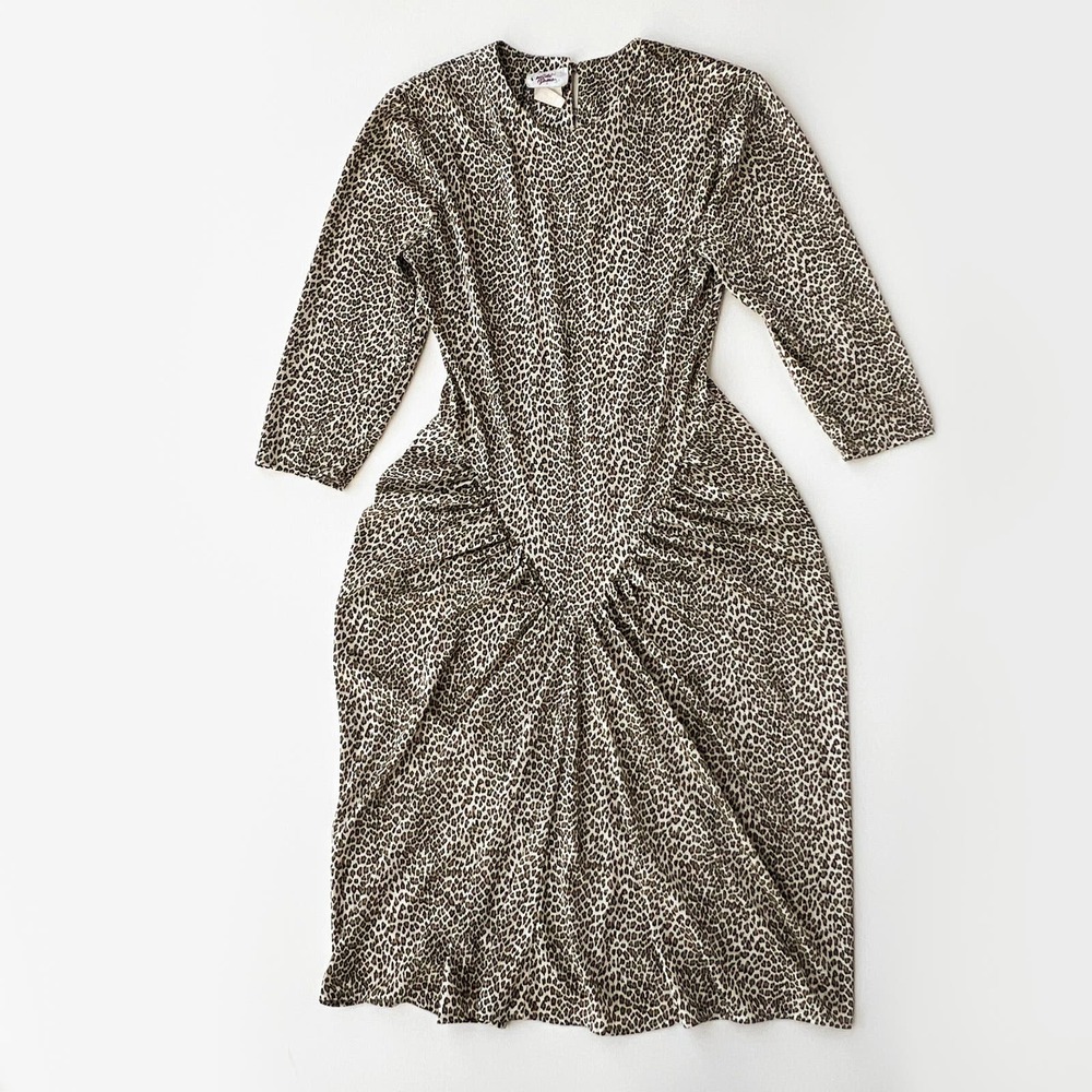 Wild Dress : VTG Cheetah Print Dress : Sz 11/12